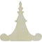 Ekena Millwork 6 3/4"W x 6 3/4"H x 1 3/8"P Nadia Onlay ONL07X07X01NA - alternate 3